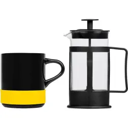 Kooshty Mixalot Black Koffee Set Yellow